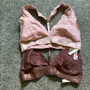 Bundle of 2 PINK bralettes